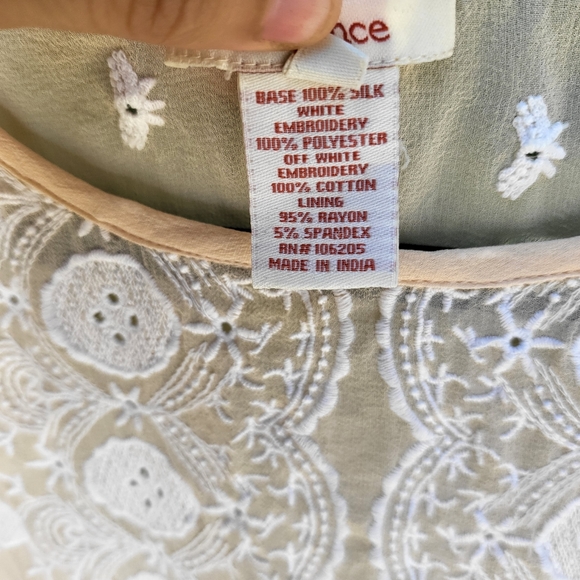 Sundance Angelique Embroidered Eyelet Blouse - Picture 5 of 6